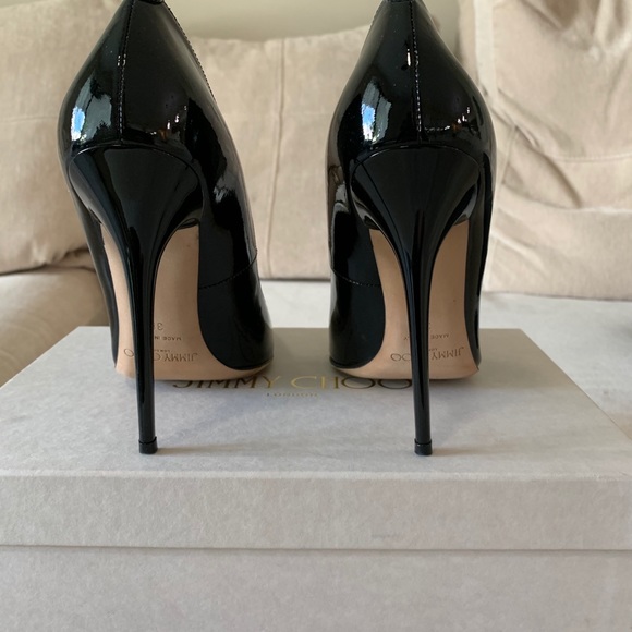 Jimmy Choo Anouk black patent size 38 - Picture 3 of 3